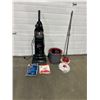 Image 1 : Hoover Wind Tunnel Upright Vacuum & The Ultimate Spin Mop Bucket & Mop