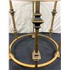 Image 2 : Glass Top Side Table With Metal Base