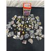 Image 1 : Pin Collection In Vintage Tin