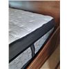 Image 4 : King Wooden Sleigh Bed Frame With Headboard Footboard
