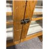 Image 2 : Vintage Upper Portion of Wooden Display Cabinet With Glass Doors