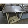 Image 1 : S/S Bullnose  20"  X  24"  Table w/Undershelf - (Needs Undershelf Repair)