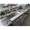 Image 2 : Atosa Rolling  4'  Ref. Sandwich Prep w/Double Overshelf