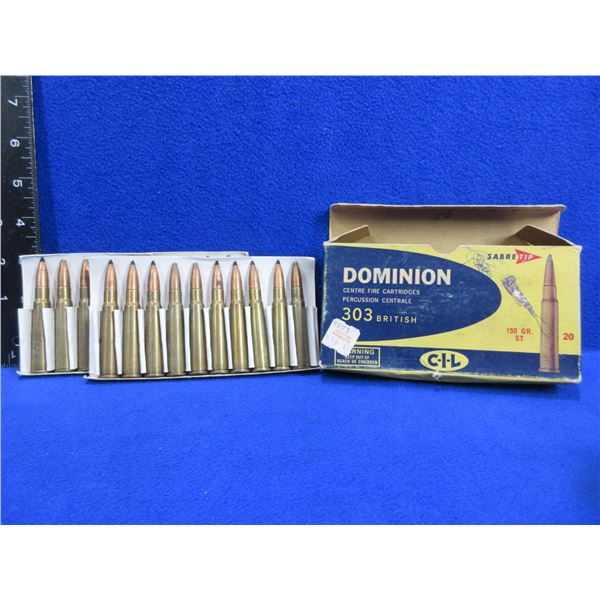 Collector Ammo - 303 British 150gr ST Dominion Cartridges
