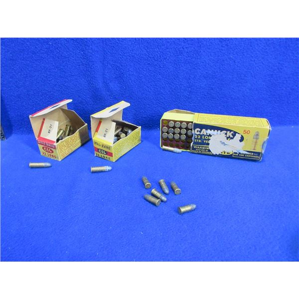 Collector Ammo - 22 Short, 22 Long and 22 LR Cartridges