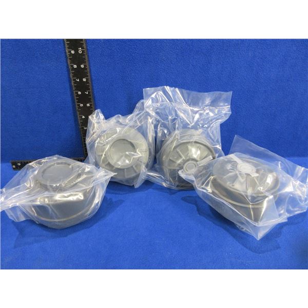 Lot of 4 - 60MM Finnish M61 Gas Mask Filters