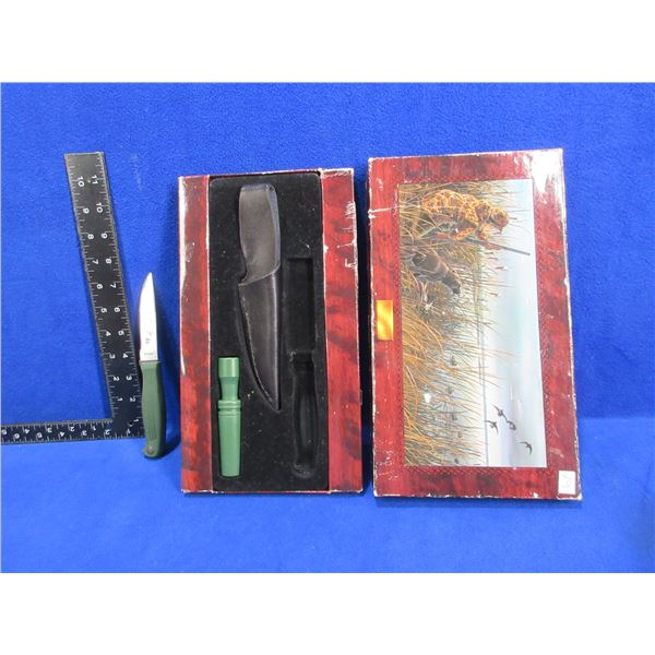 Kershaw Model 1017-2 Paring Knife Set with Duck Call