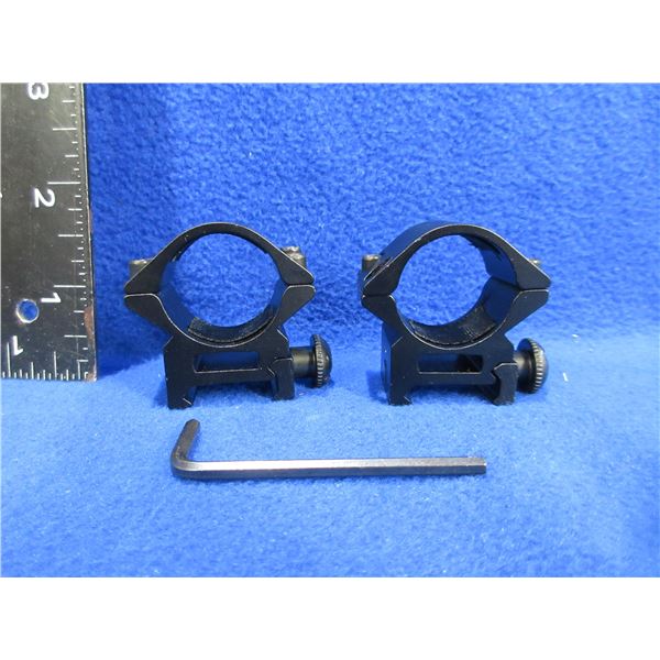 1" Scope Rings with Allen Key - 1 Screw is Missing