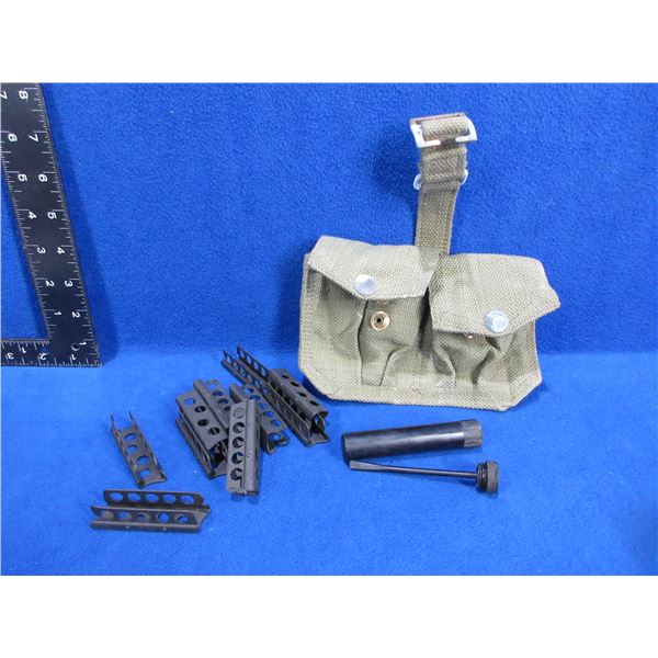 Lee Enfield Kit - 10 Stripper Clips, Oiler and Pouch