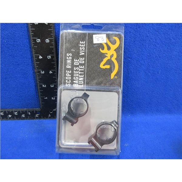 NEW - Browning 1" Matte Talley Scope Rings - Code 12344