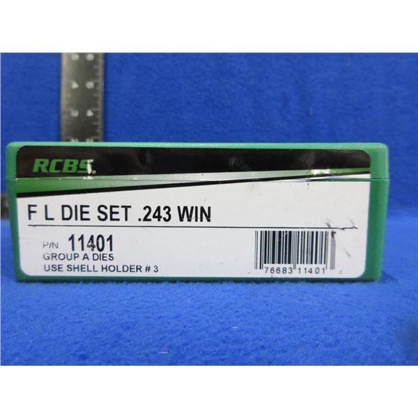 RCBS 11401 Full Length Die Set Group A 243 Win | Point Blank Range RCBS 11401 Full Length Die Set Group A 243 Win | Point Blank Range