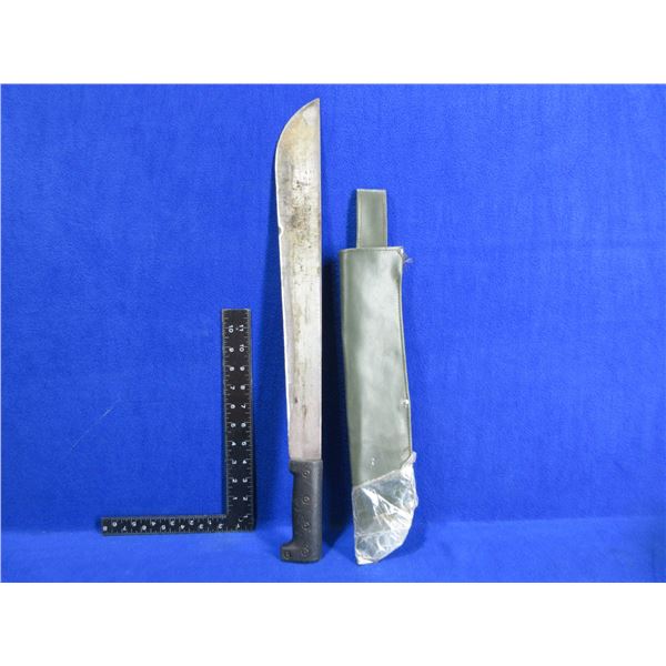 Unknown Machete with Sheath - 18" Blade