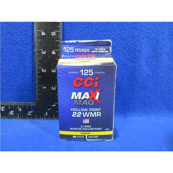 22 WMR 40gr JHP Maxi-Mag Varmint CCI Cartridges