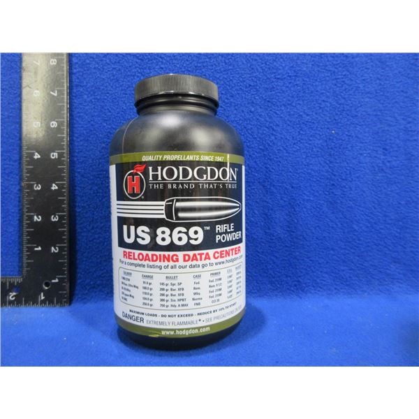 NEW - Hodgdon US 869 Rifle Powder - 1 lb Tub