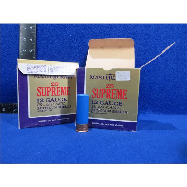 12 Ga. 2 3/4" 6 Shot Mastercraft Supreme Shotshells