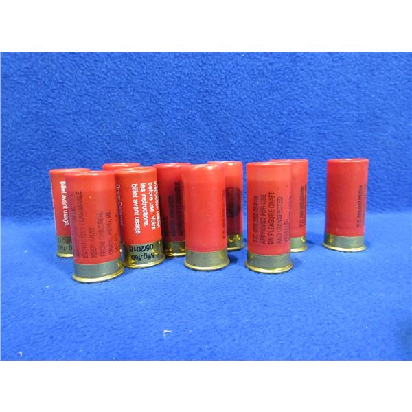 12 Gauge Orion Short Flares - Bag of 10 - Dated 1993-2016