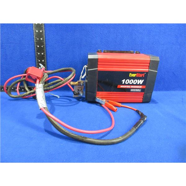EverStart 1000W Inverter - 12V DC - 115V AC - Not Tested