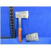 Image 2 : Tramontina Inox Stainless Brasil Hatchet w/ Leather Sheath