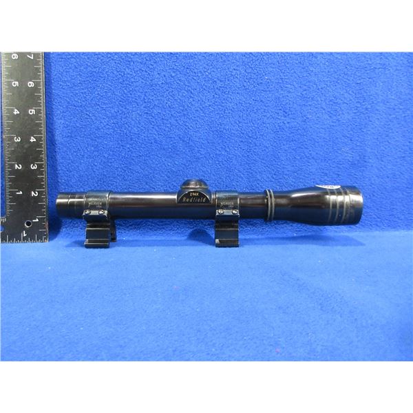 Redfield 2 3/4x 1" Scope with Weaver Rings - Appears Clear