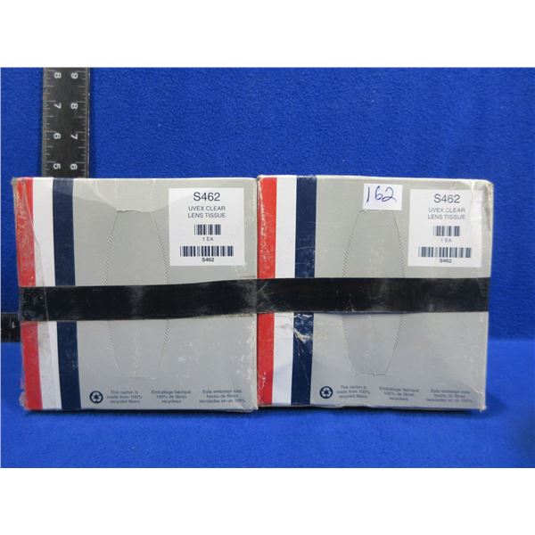 Uvex Clear Lens Cleaning Tissues - 4 Boxes of 500