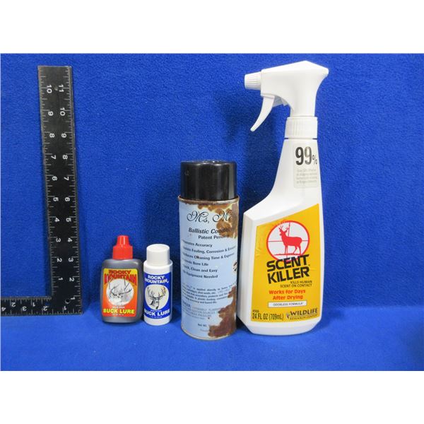 Scent Killer, Ballistic Conditioner, 2 Buck Lure,