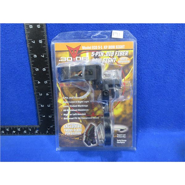 NEW - 30-06 Outdoors Bow Sight - 5 Pin .019 Fiber
