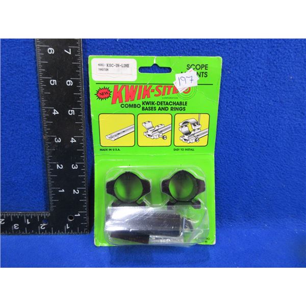 Kwik-Site Kwik-Detachable Bases and Rings