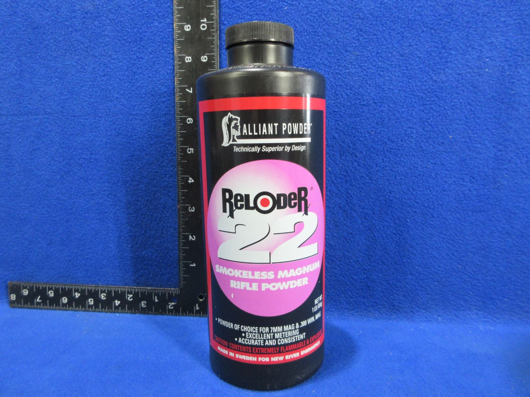 Alliant Reloder 22 Magnum Rifle Powder - Sealed 1 lb Tub