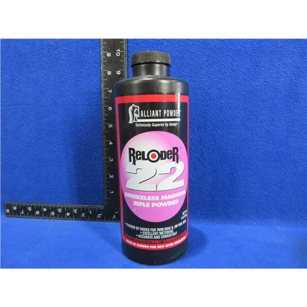 Alliant Reloder 22 Magnum Rifle Powder - Sealed 1 lb Tub