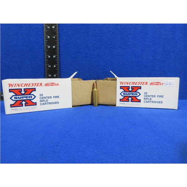 22-250 Rem. 55gr PSP Winchester SuperX Cartridges