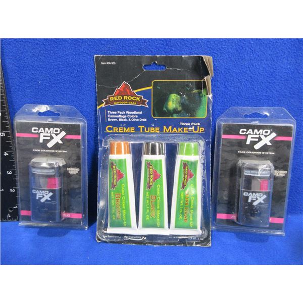 1 Red Rock and 2 Camo FX Camouflage Make-Up Kits