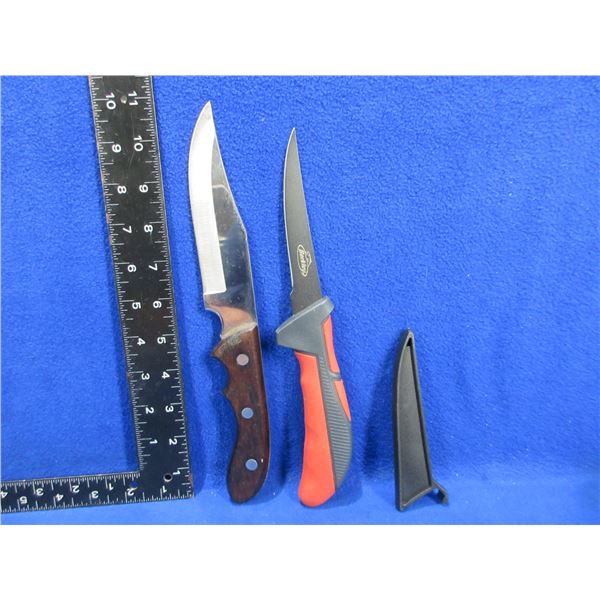 Berkley Filet Knife and Fixed Blade Hunting Knife