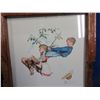 Image 2 : 2 Framed Pictures - Norman Rockwell - Handcrafted Frames