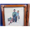 Image 3 : 2 Framed Pictures - Norman Rockwell - Handcrafted Frames