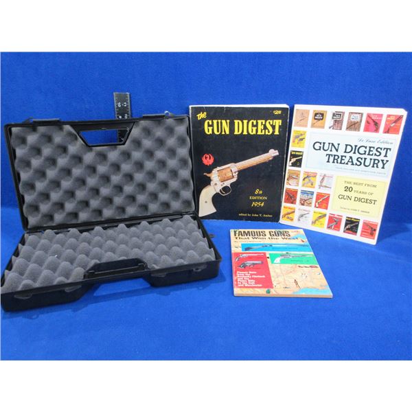 MTM Case-Gard Handgun Case and 3 Books