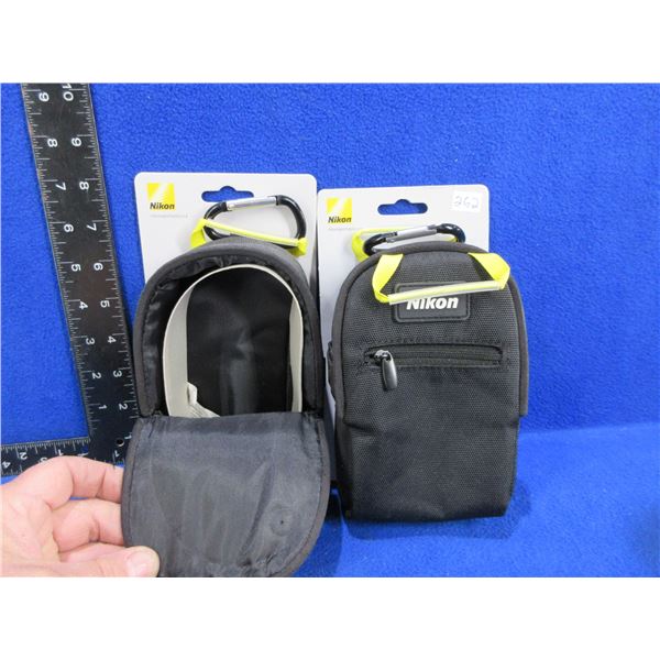 NEW - 2 Nikon SnapPack Magnetic Open & Close Cases