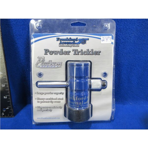 NEW - Frankford Arsenal Powder Trickler - Platinum Series