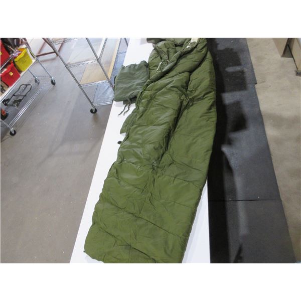 Insulated Outer Bag, Inner Sheat/Liner and Sleeping Hood