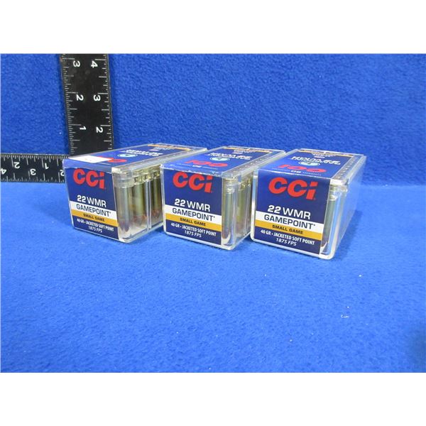 22 WMR 40gr JSP CCI Gamepoint Cartridges