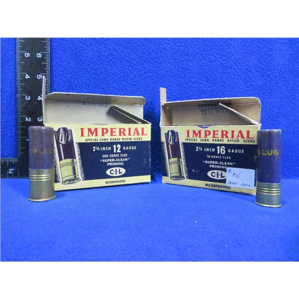 Collector Ammo - 12 Ga. & 16 Ga. Slug CIL Shotshells