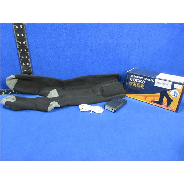 NEW - Electric Heated Socks w/ 2 Battery Packs & USB-C