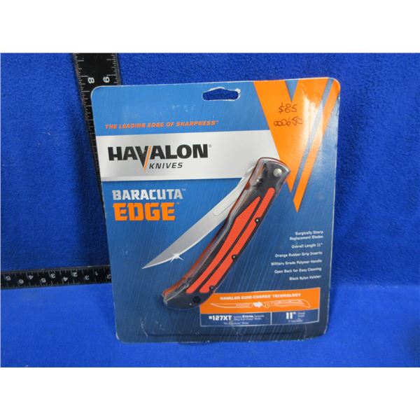 NEW - Havalon Knife - Baracuta Edge Quik-Change Blade
