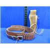 Image 1 : Leather Ammo Belt and Leather Right Hand Holster