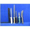Image 1 : 5 Assorted Fixed Blade Knives