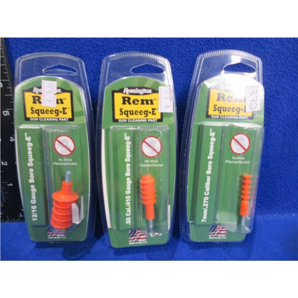 NEW - 3 Remington Bore Squeeg-E's