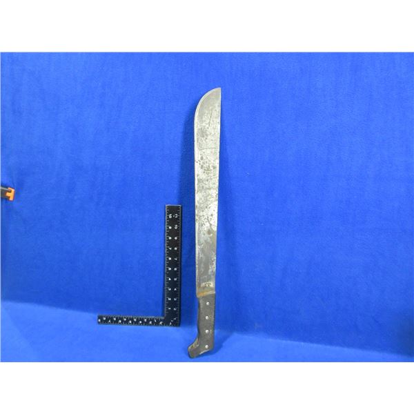 Unknown Machete - 17 1/2" Blade, 23" Total Length