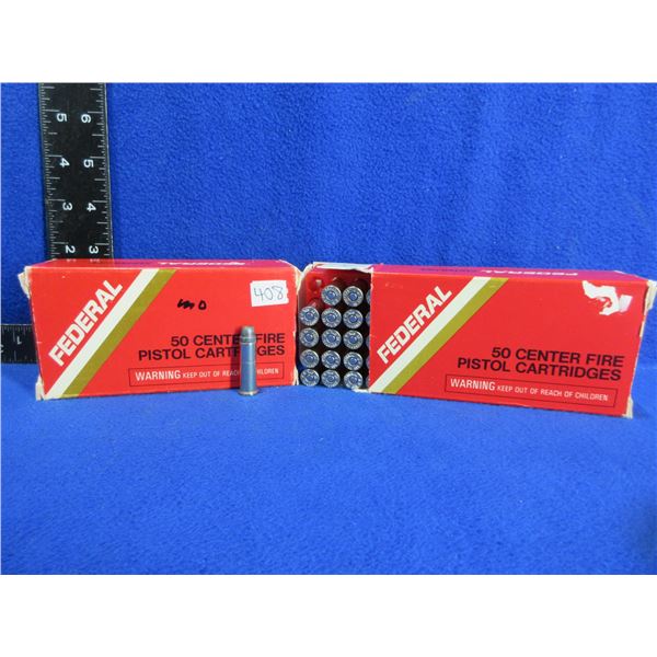 38 Spl (+P) HP Semi-Wadcutter Federal Cartridges