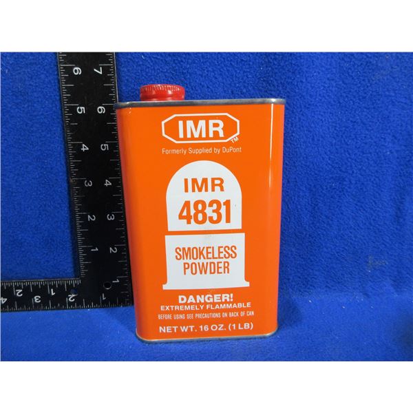 IMR 4831 Smokeless Powder - 354 Grams Including Tub