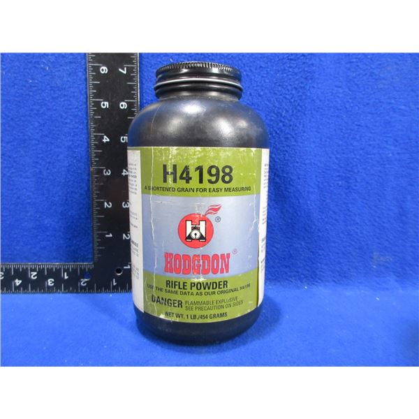 Hodgdon H4198 Rifle Powder - Sealed 1 lb Tub