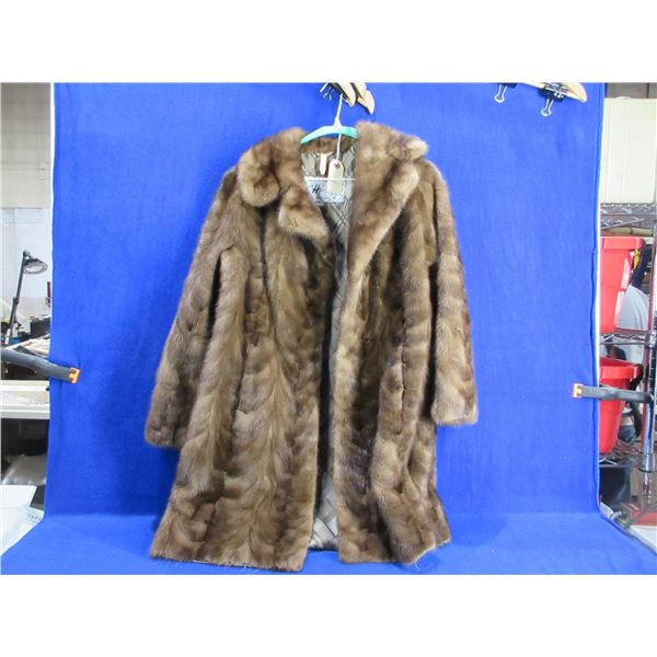 Hurtig Ltd. Mink Fur Coat - Appears Size Small